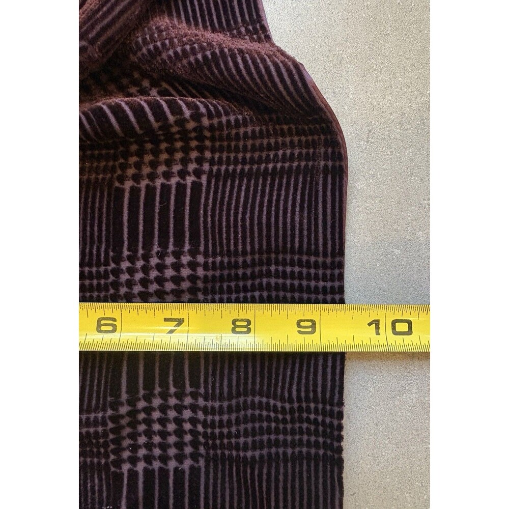 Ralph Lauren Collection Purple Label Scarf Reversible 76 x 9.5 Rayon Silk - Picture 4 of 5